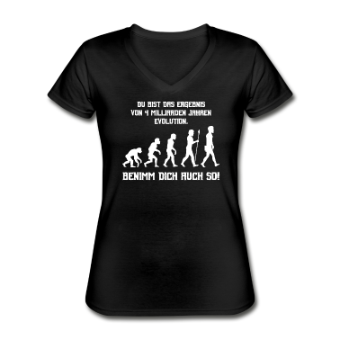 Bio LK T-Shirt - Evolution/Lustig/Darwin/Sprüche/Erfolg/Evolutionär