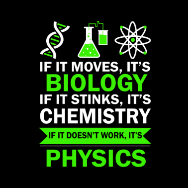 Motiv Biologie Chemie Physik Science Nerd