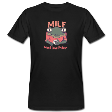 Bio LK T-Shirt - Lustiges MILF Milf Freitag Bürohumor Homeoffice