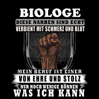Motiv Ehre und Stolz Biologe