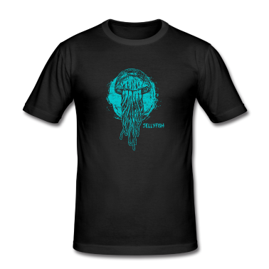 Bio LK T-Shirt - Qualle Quallenfischen Spruch Geschenk Geschenkidee