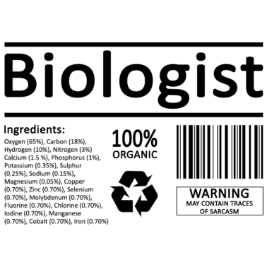 Motiv Biologe Biologie Student Wissenschaft Geschenk