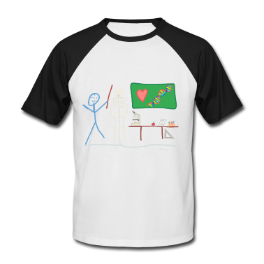 Bio LK T-Shirt - Lehrer Schüler Strichmännnchen Biologie Natur