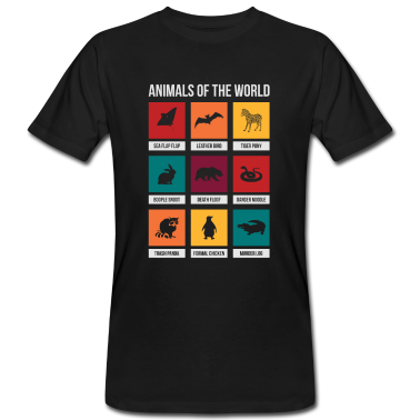 Bio LK T-Shirt - Tiere der Welt Lustige Tiernamen Geschenk