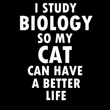 Motiv Biologie Student Biologe Katze Haustier Geschenk