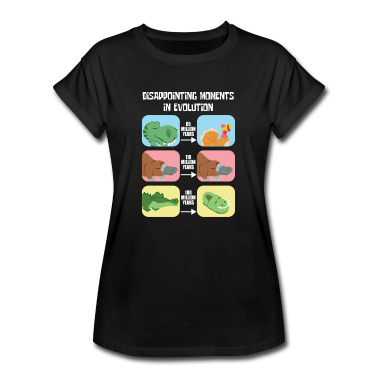 Bio LK T-Shirt - Evolution Dino Schnabeltier Krokodil Witz Geschenk