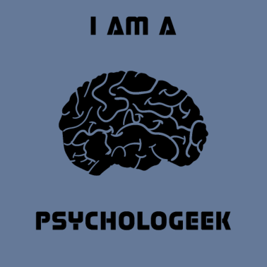 Motiv Ich bin ein Psychologeek, Gehirn, Psychologie