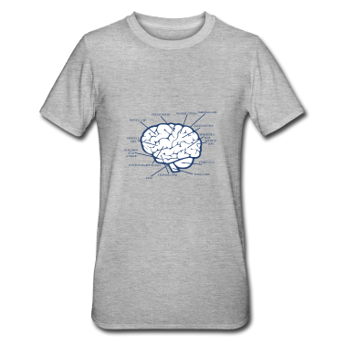 Bio LK T-Shirt - Gehirn-Diagramm-anatomisches medizinisches Biologie-Geschenk