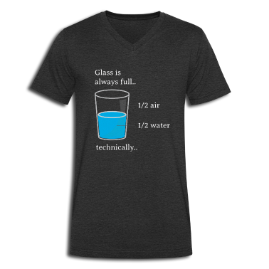 Bio LK T-Shirt - Glas ist immer voll