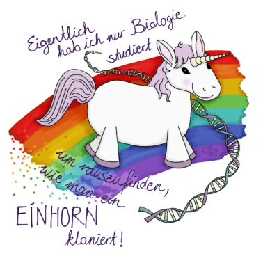 Motiv Biologisches Einhorn