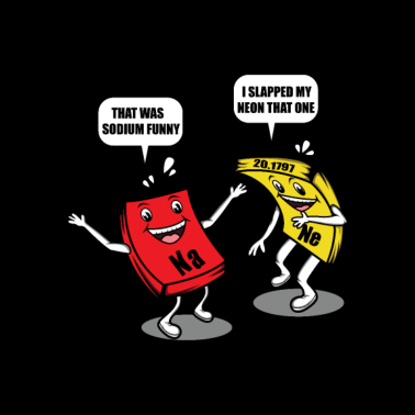 Motiv Chemiker Witz Sodium Neon Wortspiel Geschenk