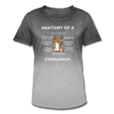 Bio LK T-Shirt - Anatomie eines Chihuahua-Geschenks