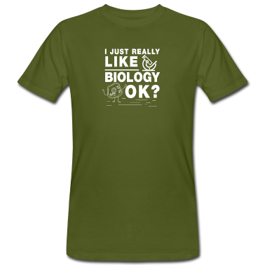 Bio LK T-Shirt - Lustiges Ich mag Biologie Nerd Mikroskop Geschenk