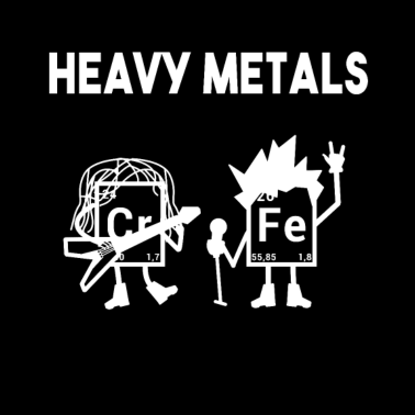 Motiv Heavy Metals Chemie Nerd Wortspiele Ella Lopez