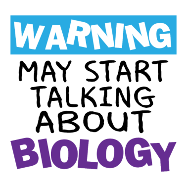 Motiv Warning may start talking about biology Geschenk