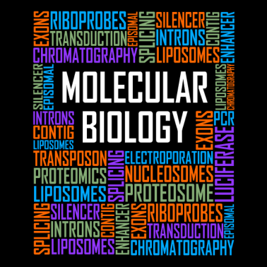 Motiv Molekularbiologische Wörter