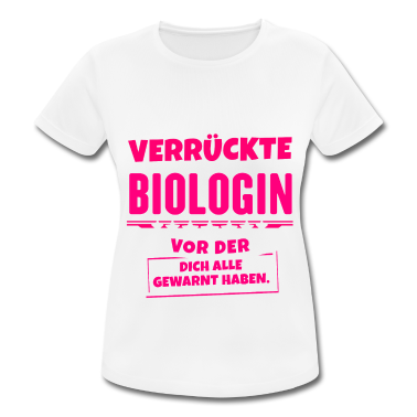 Bio LK T-Shirt - Lustiges Shirt Verrückte Biologin