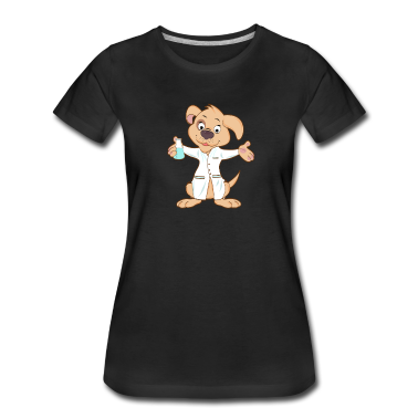 Bio LK T-Shirt - Hund comic Wissenschaftler Chemie Biologie