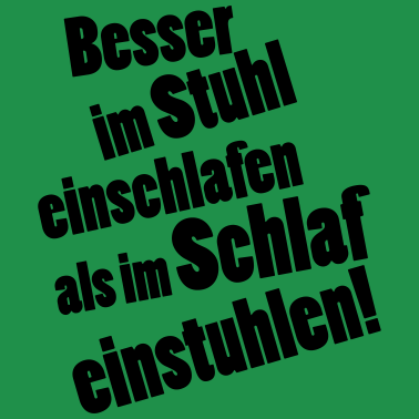 Motiv Einstuhlen Spruch