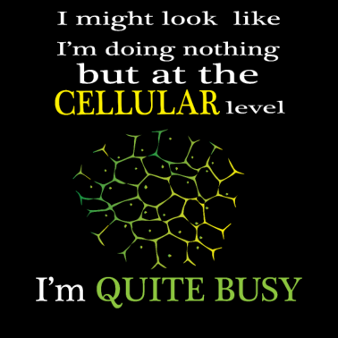 Motiv Lustiges Wissenschaft T-Shirt Zellebene Zellen Bio