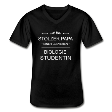 Bio LK T-Shirt - Stolzer Papa einer Bio Studentin, Biologie, Papa