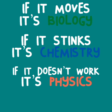Motiv Physik Chemie Biologie Spruch Lustig Geschenk