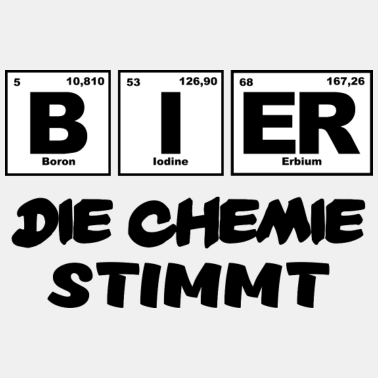 Motiv Bier, die Chemie stimmt