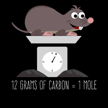 Motiv Maulwurf Nerd Spruch - Ein Mol Witz