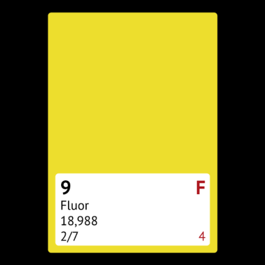 Motiv Chemie Periodensystem Fluor