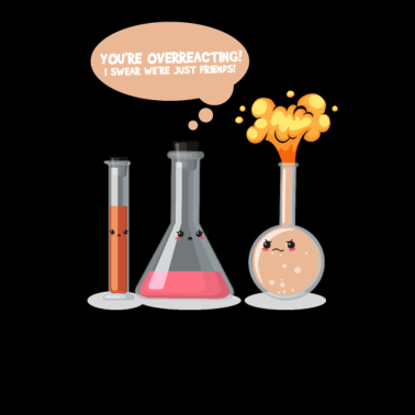 Motiv Overreacting Nerd Chemie Shirt