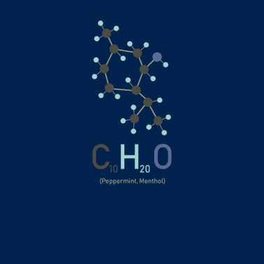Motiv Chemie Molekül Pfefferminz