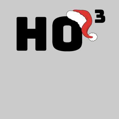 Motiv Ho ho ho Weihnachtsmann Chemie