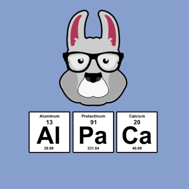 Motiv Lustiges Lama Alpaka Alpaka Chemie Chemische Symbo