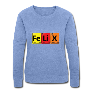 Chemie LK Pullover - FELIX - Dein Name im Chemie-Look