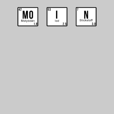 Motiv NORDDEUTSCH PERIODENSYSTEM MOIN SHIRT