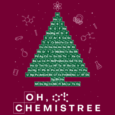 Motiv Chemistree Chemie Tannenbaum Weihnachten Chemistry