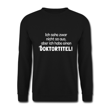 Chemie LK Pullover - Doktortitel lustiger Spruch Doktorand Doktorarbeit