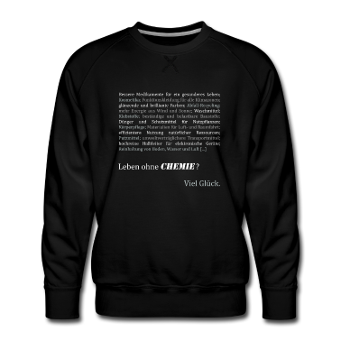 Chemie LK Pullover - Leben ohne Chemie. Idee Geschenk