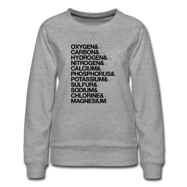 Chemie LK Pullover - Elements of human body