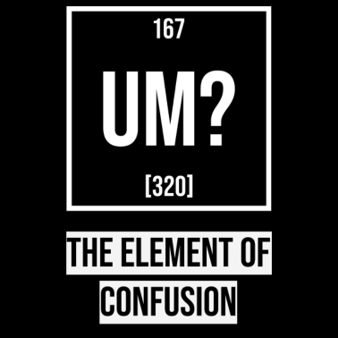 Motiv Chemie Chemiker Chemiestudent Element Verwirrung