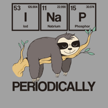 Motiv Periodensystem I Nickerchen Periodisch Sloth Geek