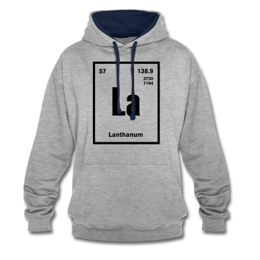 Chemie LK Hoodie - Lanthanum Element im Periodensystem