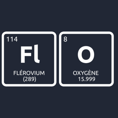 Motiv Periodensystem der Elemente - Weißer Flo