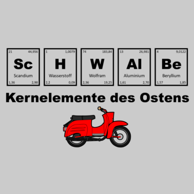 Motiv Schwalbe KR51 Rot Chemische Elemente des Ostens