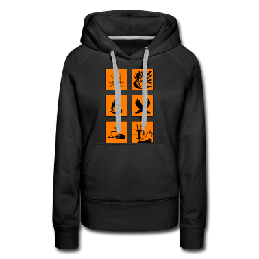 Chemie LK Hoodie - scharfes Essen lustige Gefahrenzeichen Chili