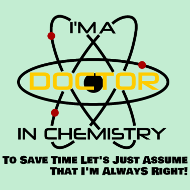 Motiv Doctor Chemie PhD Geschenkidee Abschluss Chemiker