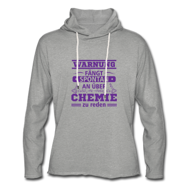 Chemie LK Hoodie - Warnung Chemie Geschenk Chemiker Wissenschaft