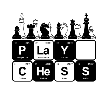 Motiv Periodensystem Play Chess Schach Wissenschaftler
