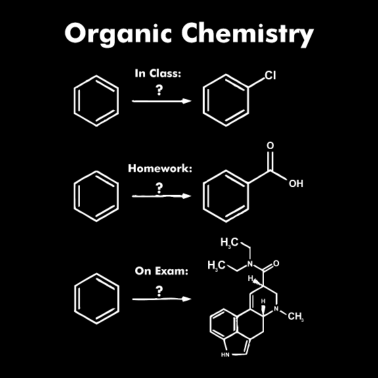 Motiv Organische Chemie Exam Spruch Geschenk