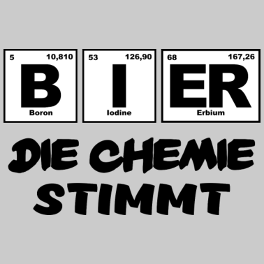 Motiv Bier, die Chemie stimmt